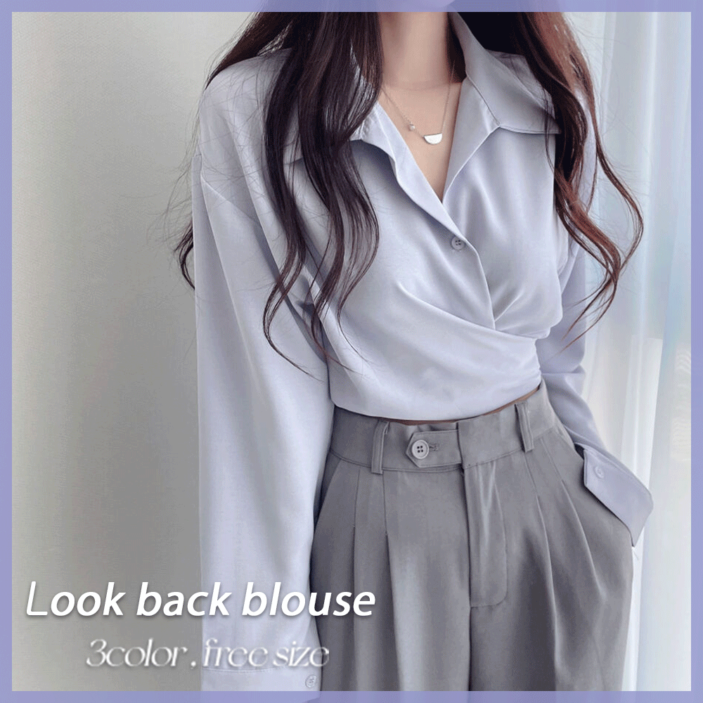 Look back blouse