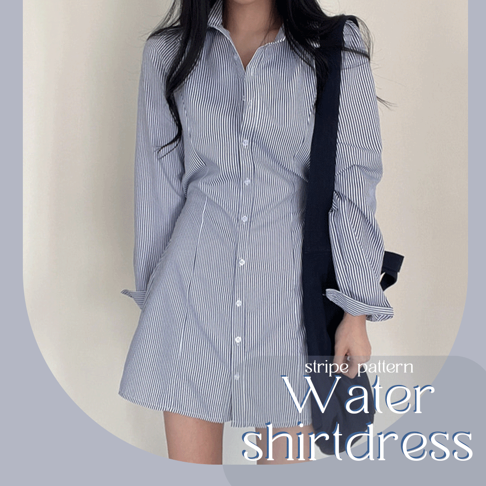 Water shirt dress
