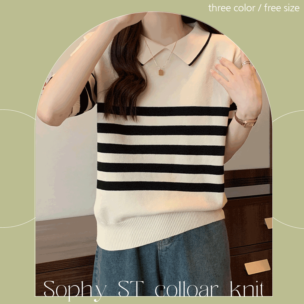 Sophy ST collar knit