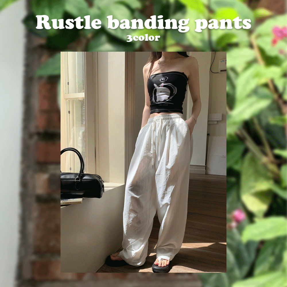 Rustle banding pants