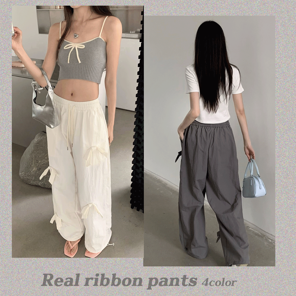 Real ribbon pants